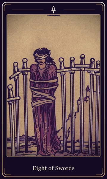 Eight of Swords tarot card