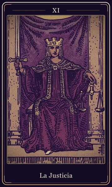 La Justicia, carta del tarot
