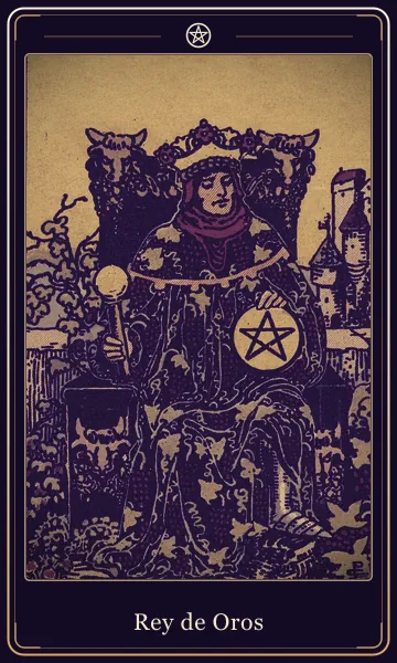 Rey de Oros, carta del tarot