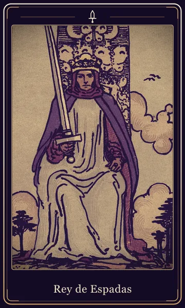 Rey de Espadas, carta del tarot