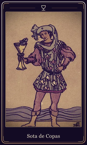 Sota de Copas, carta del tarot