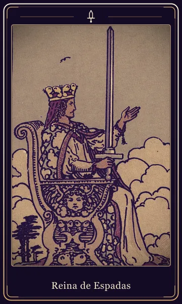 Reina de Espadas, carta del tarot