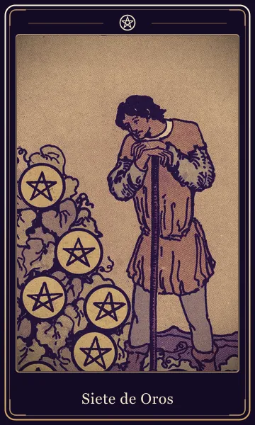 Siete de Oros, carta del tarot