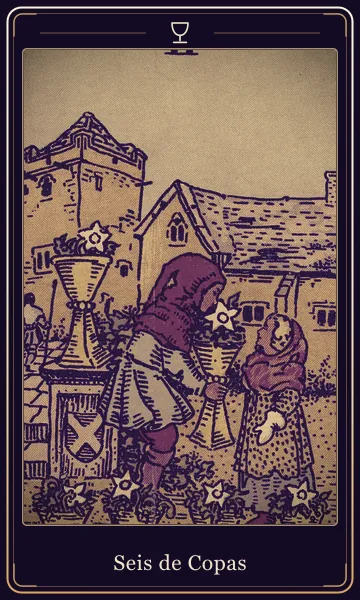 Seis de Copas, carta del tarot