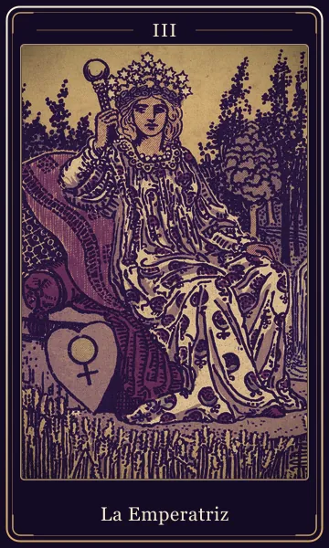 La Emperatriz, carta del tarot