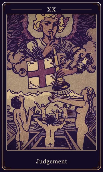 Judgement tarot card
