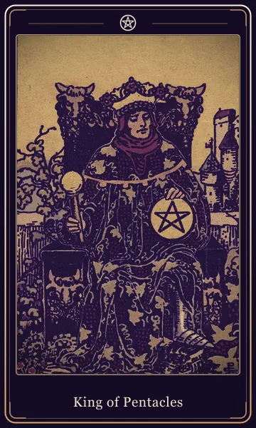 King of Pentacles tarot card
