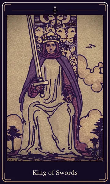 King of Swords tarot card