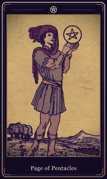 Page of Pentacles tarot card