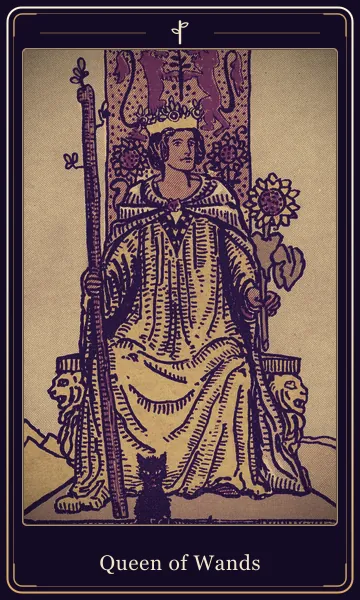 Queen of Wands tarot card