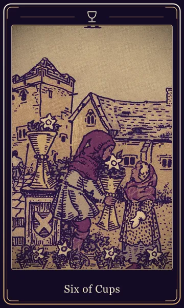 Six of Cups tarot card
