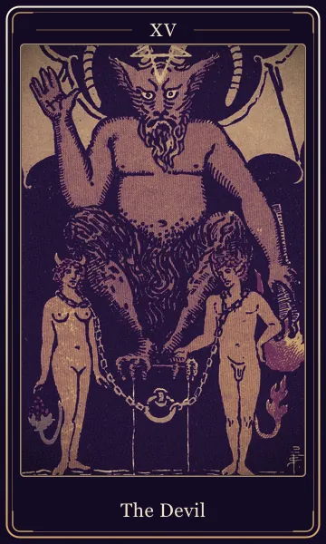 The Devil tarot card