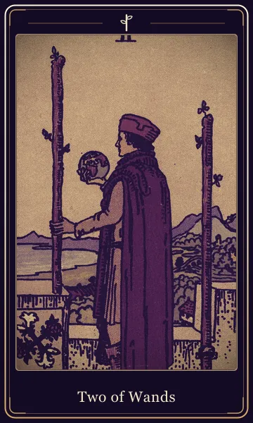 Two of Wands tarot card